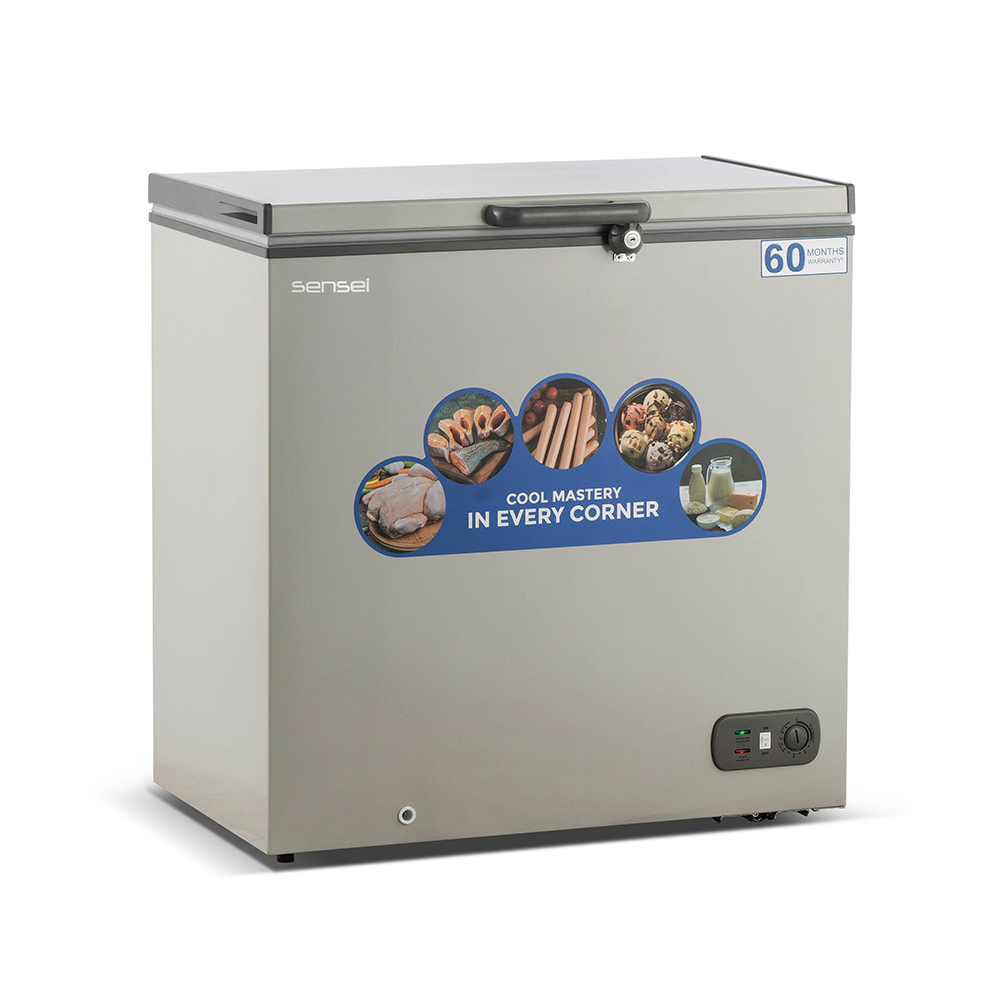 Sensi 165 Liter Hard Top Single Door Chest Freezer