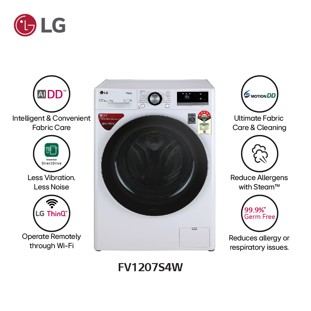 7 Kg Front Load Washing Machine  