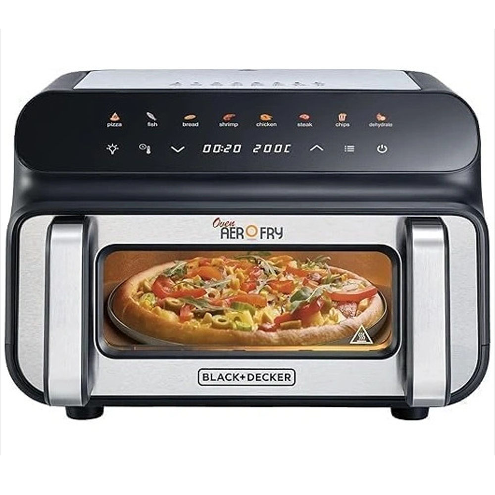 Black+Decker 10.5 Liter 5 in 1 Multi-function Pizza Grill Air Fryer