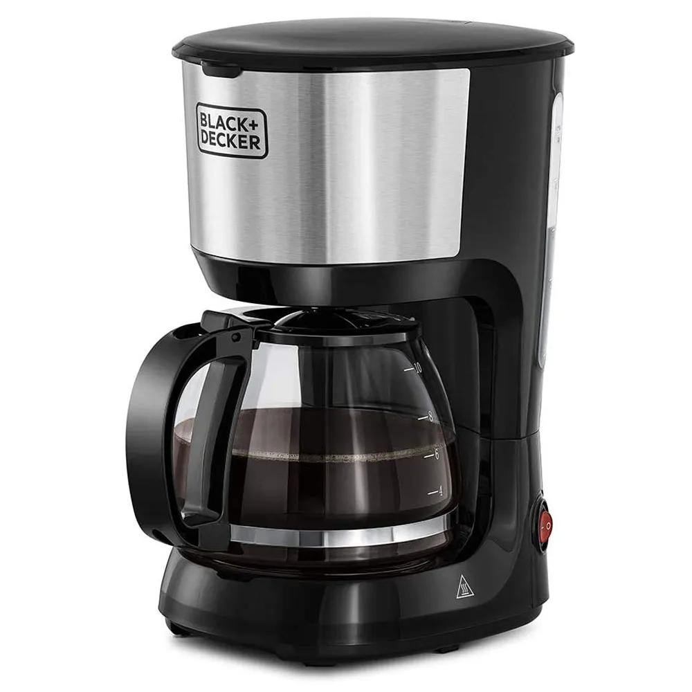 Black Decker 10 Cups Coffee Maker with Glass Carafe for Drip Coffee DCM750S B5