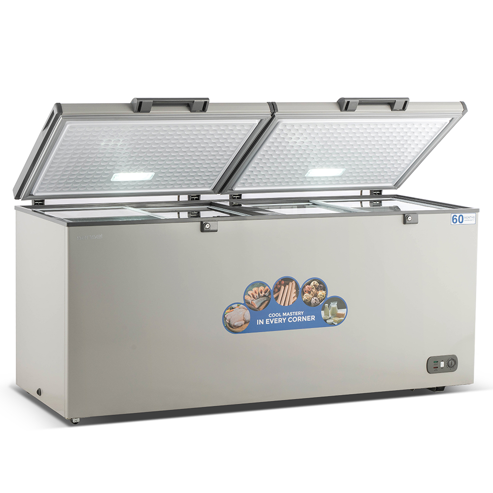 Sensi 580 Liter Hard Top Double Door Chest Freezer
